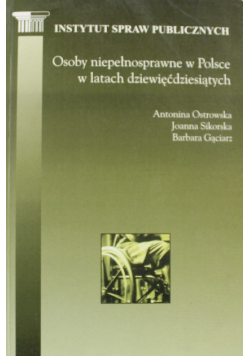 Osoby niepełnosprawne w Polsce w latach dziewięćdziesiątych