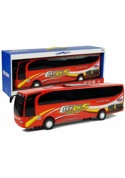 Autobus miejski czerwony 54cm