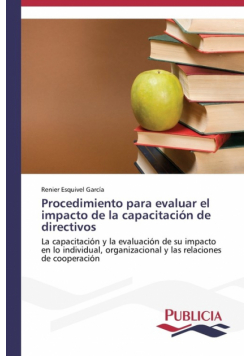 Procedimiento para evaluar el impacto de la capacitación de directivos