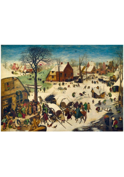 Puzzle 1000 Spis ludności w Betlejem,Brughel