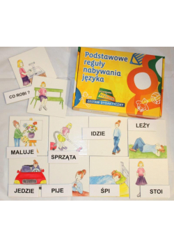 Zestaw dydaktyczny. Czasowniki liczba pojedyncza