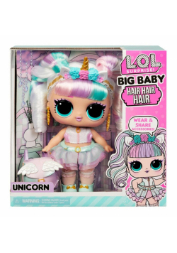LOL Surprise Big Baby Hair Doll Unicorn (2szt)