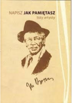 Napisz jak pamiętasz Listy artysty