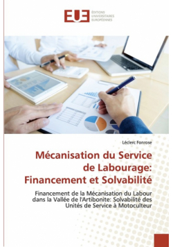 Mécanisation du Service de Labourage