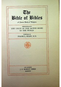 The bible of bibles