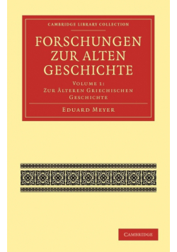 Forschungen Zur Alten Geschichte