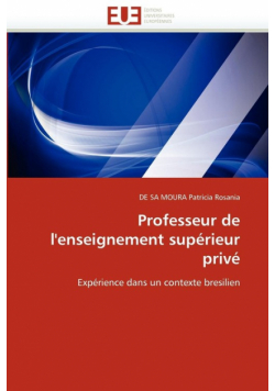 Professeur de l''enseignement supérieur privé