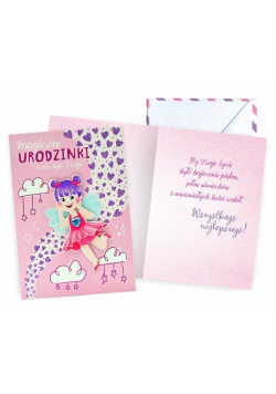 Karnet B6 Urodziny wróżka