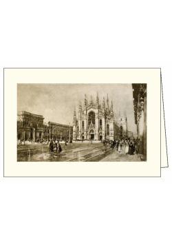 Karnet z kopertą ITW 014 Milano Piazza del Duomo