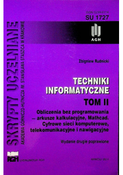 Techniki informatyczne Tom II