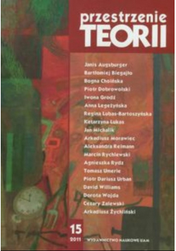 Przestrzenie teorii 15 / 2011