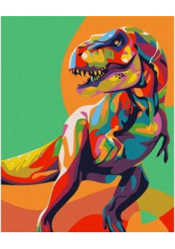 Malowanie po numerach - Dinozaur 40x50cm