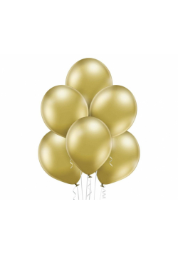 Balony chromowane złote 30cm 100szt
