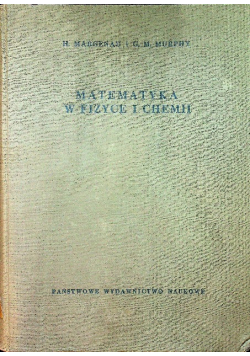 Matematyka w fizyce i chemii