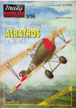 Mały modelarz nr 9 Samolot myśliwski Albatros D.III