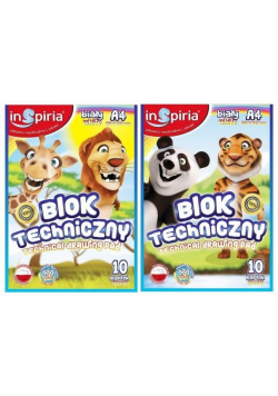 Blok techniczny A4/10K 170g biały (10szt)