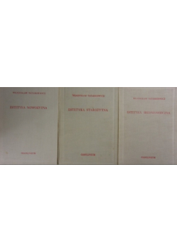 Historia Estetyki tom 1 do 3