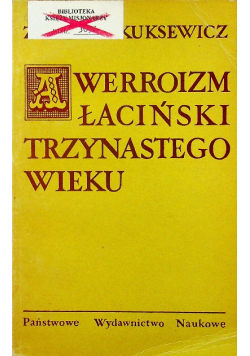 Werroizm łaciński trzynastego wieku