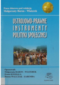 Ustrojowo-prawne instrumenty polityki społecznej