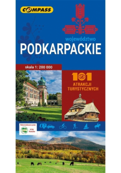 Mapa turystyczna - Woj. Podkarpackie 1:200 000