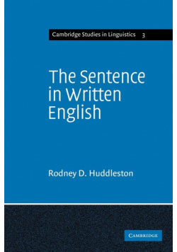 The Sentence in Written English