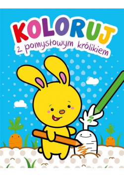 Koloruj z pomysłowym królikiem