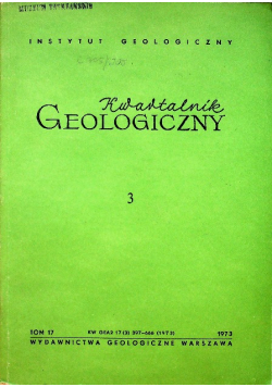 Kwartalnik geologiczny 3 tom 17