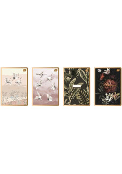 Zeszyt A5/80K kratka Metallic Satin Gold (10szt)