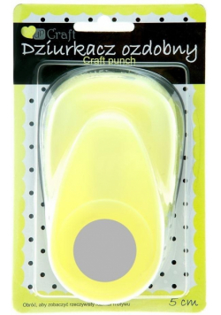 Dziurkacz ozdobny koło 5cm