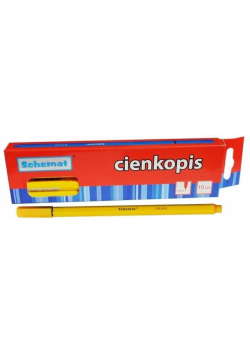 Cienkopis 0,4mm żółty (10szt)
