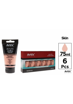 Farba akrylowa łososiowa skóra 75ml (6szt)