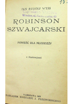 Robinson Szwajcarski 1933  r.