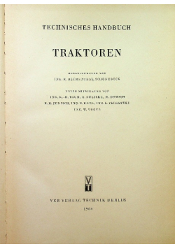 Technisches Handbuch Traktoren