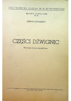 Części dźwignic