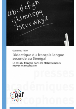 Didactique du français langue seconde au sénégal