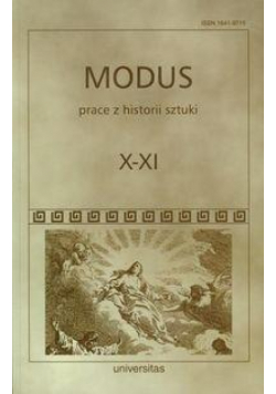 Modus Prace z historii sztuki tom X-XI