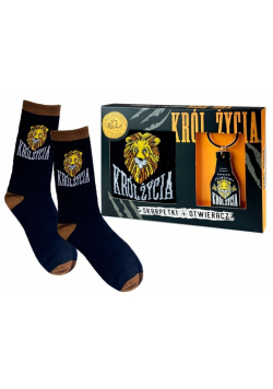 Zestaw skarpetki + brelok Król Życia