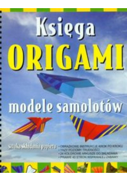 Modele samolotów: księga origami