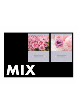 Fotoalbum kieszeniowy zgrzewany Rose MIX
