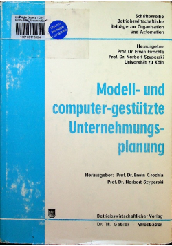 Modell und computer gestützte Unternehmensplanung