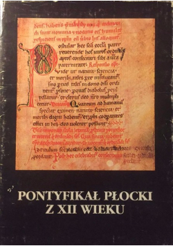 Pontyfikał Płocki z XII wieku