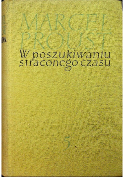 W poszukiwaniu straconego czasu Uwięziona tom 5