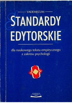 Standardy edytorskie Vademecum