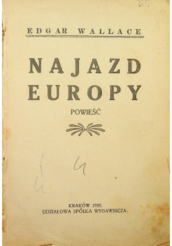Najazd Europy 1930 r.