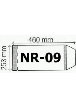 Okładka na podr B5 regulowana nr 9 (25szt) NARNIA