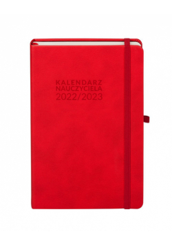 Kalendarz Nauczyciela 2022/2023 A5 TDW czerwony