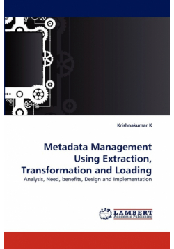 Metadata Management Using Extraction, Transformation and Loading