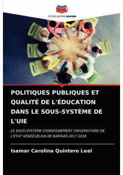 Politiques Publiques Et Qualité De L'éducation Dans Le Sous-Système De L'uie