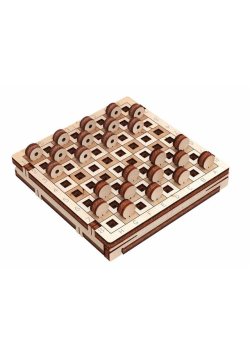 Puzzle Drewniane 3D Warcaby