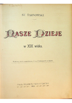 Nasze dzieje w XIX wieku 1901 r.